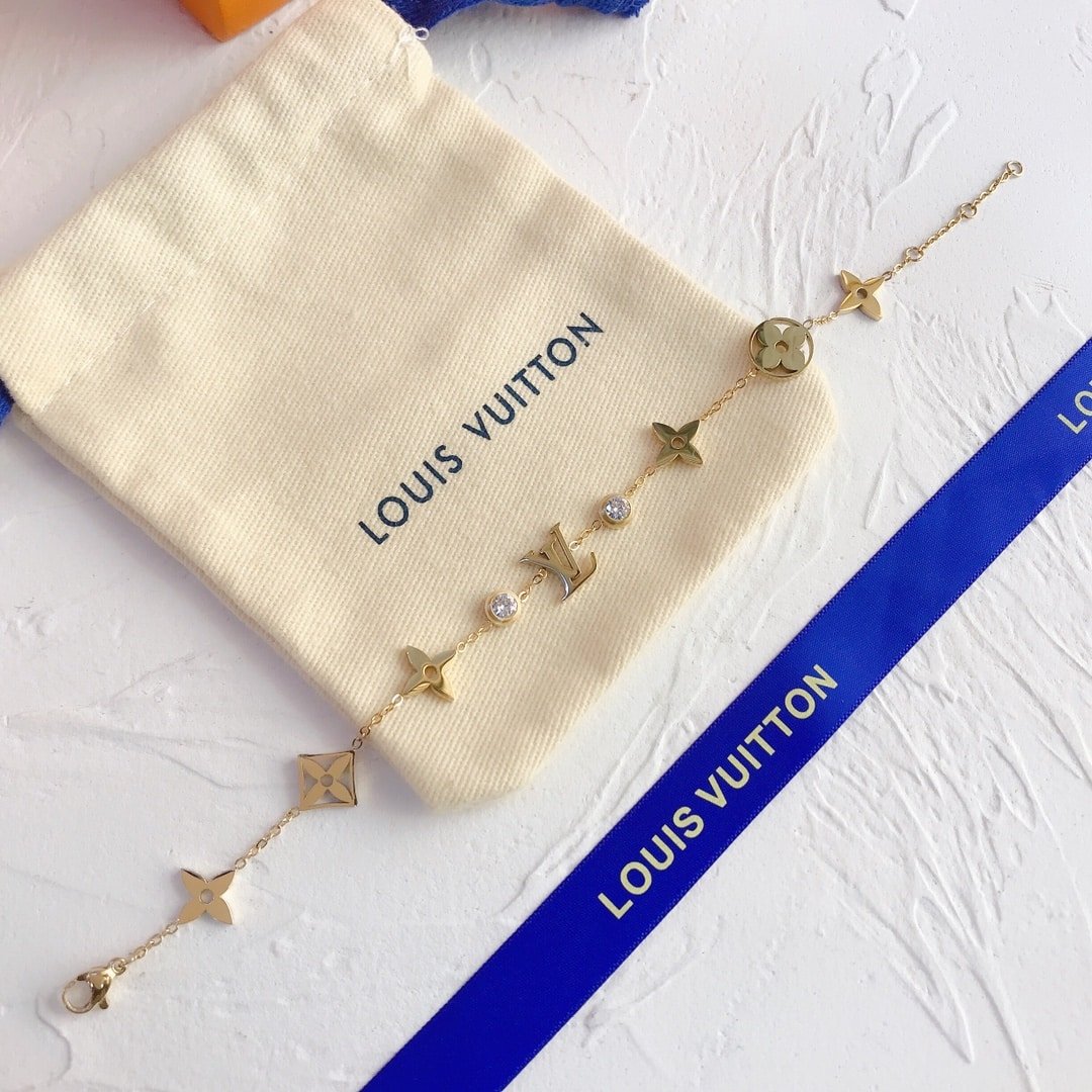L0vis Vvtt0n Idylle Blossom Bracelet Gold Tone