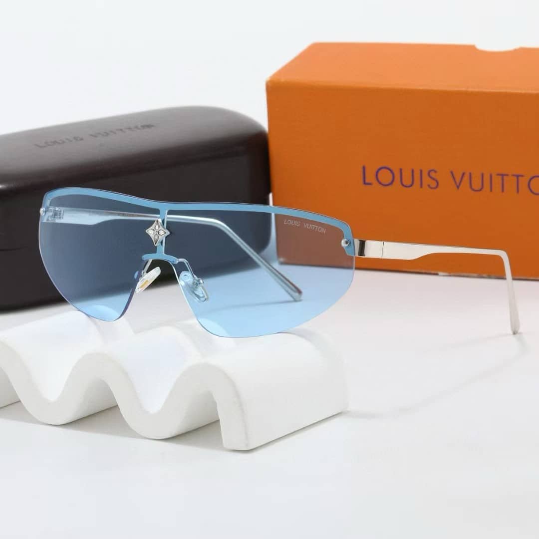 L0vis Vvtt0n Cyclone Mask Sunglasses Blue With Silver