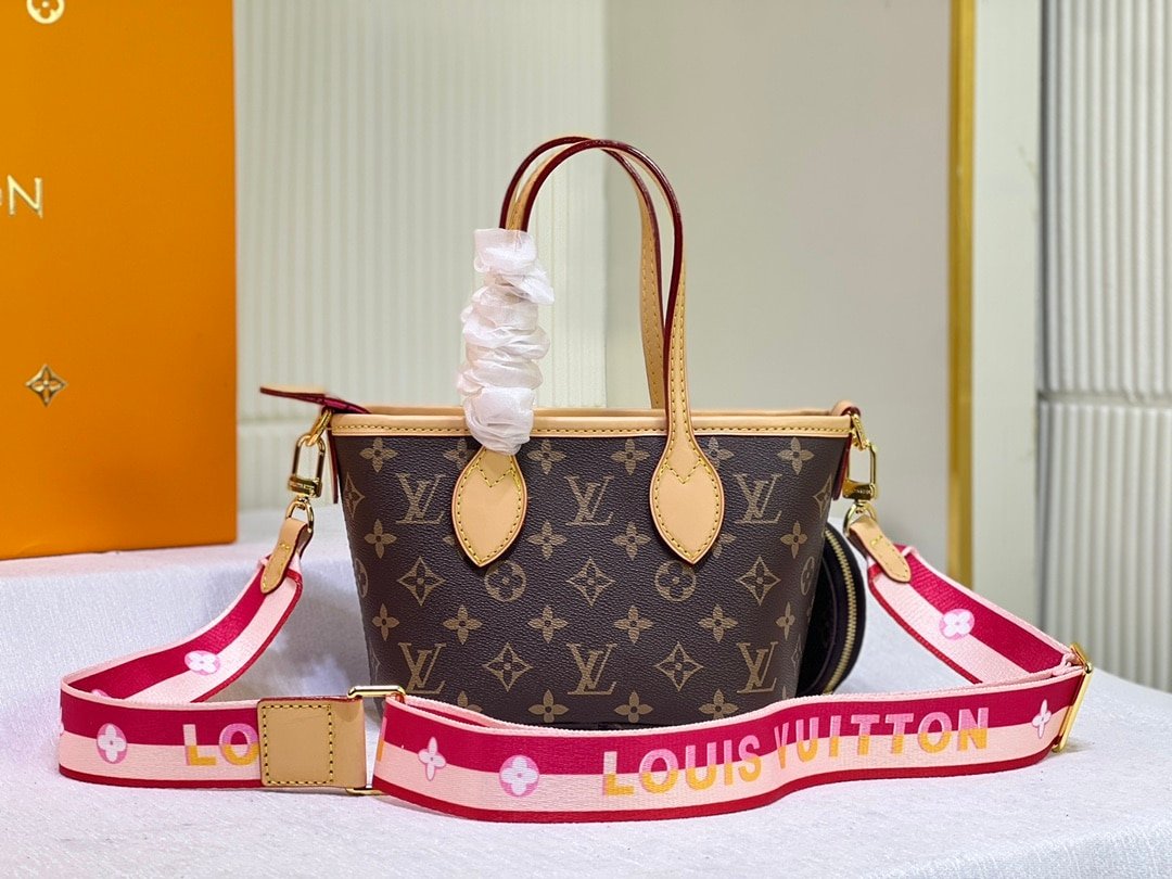 L0vis Vvtt0n Neverfull Bb Pink Peony 24Cm M46786