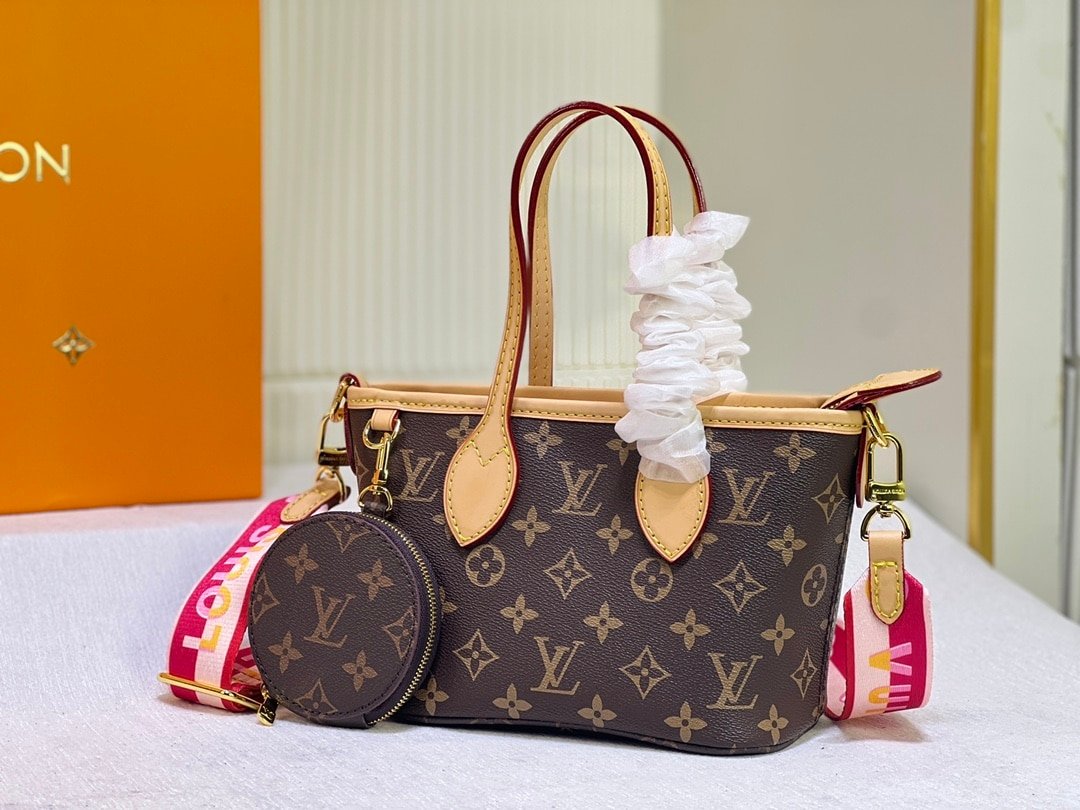 L0vis Vvtt0n Neverfull Bb Pink Peony 24Cm M46786