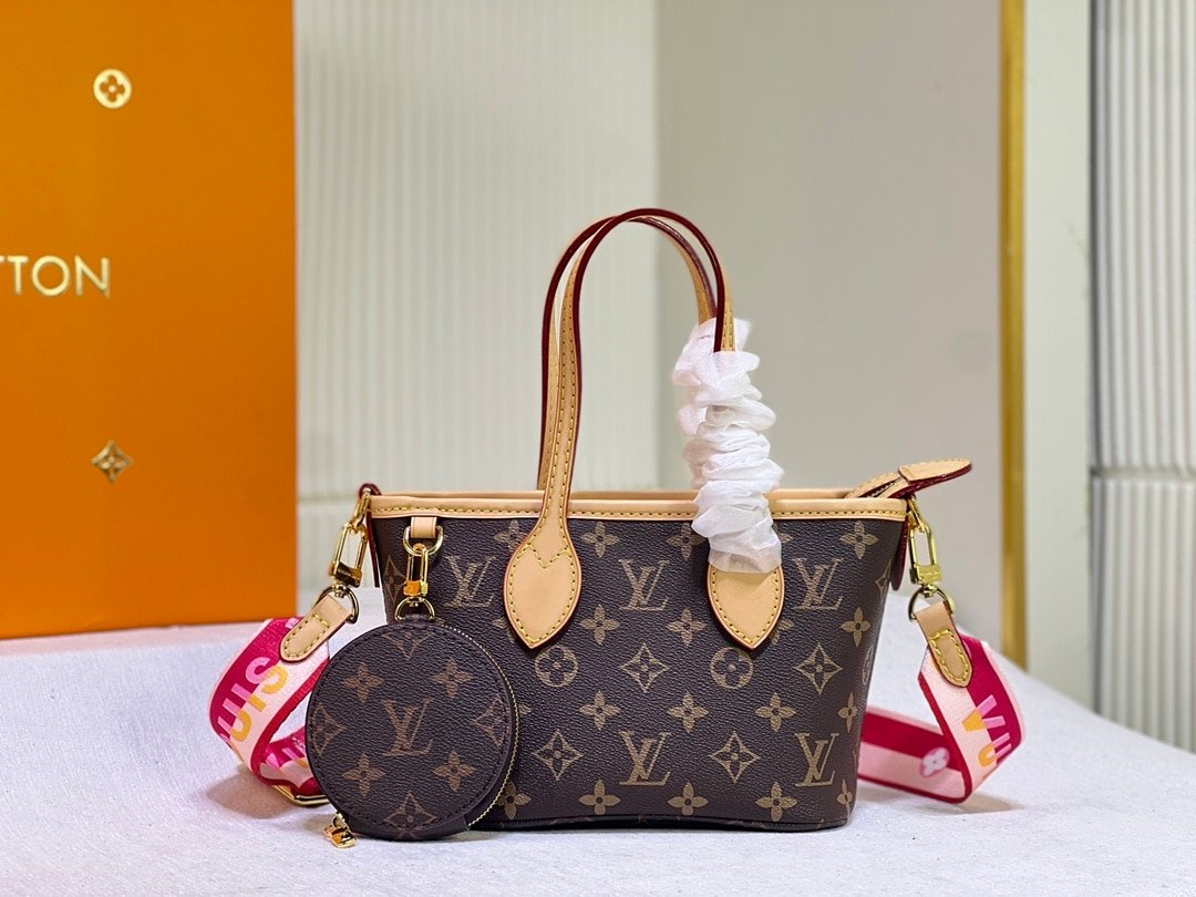 L0vis Vvtt0n Neverfull Bb Pink Peony 24Cm M46786