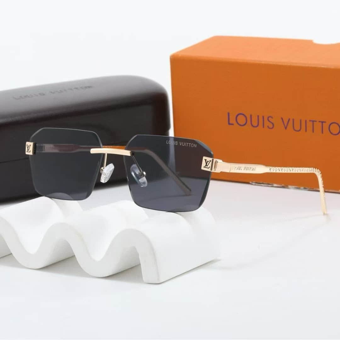 L0vis Vvtt0n Lv Low Square Sunglasses Black