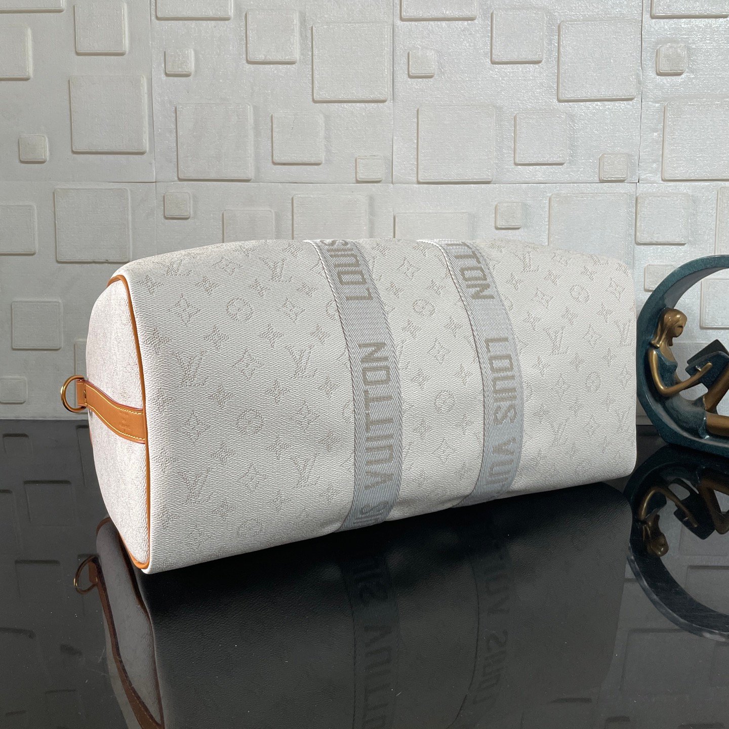 [S*per Vip 1:1] L0vis Vvtt0n Keepall Bandoulière 45 Off White 45Cm M14838