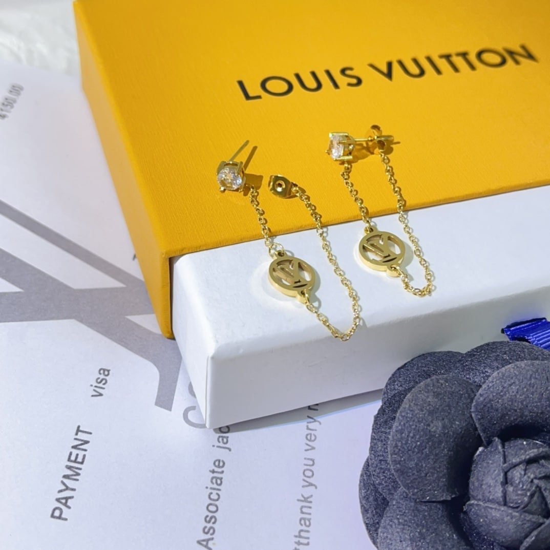L0vis Vvtt0n Petit L0vis Earrings In Gold M00390