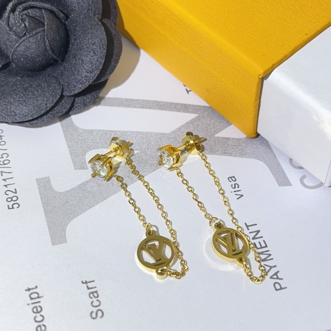 L0vis Vvtt0n Petit L0vis Earrings In Gold M00390