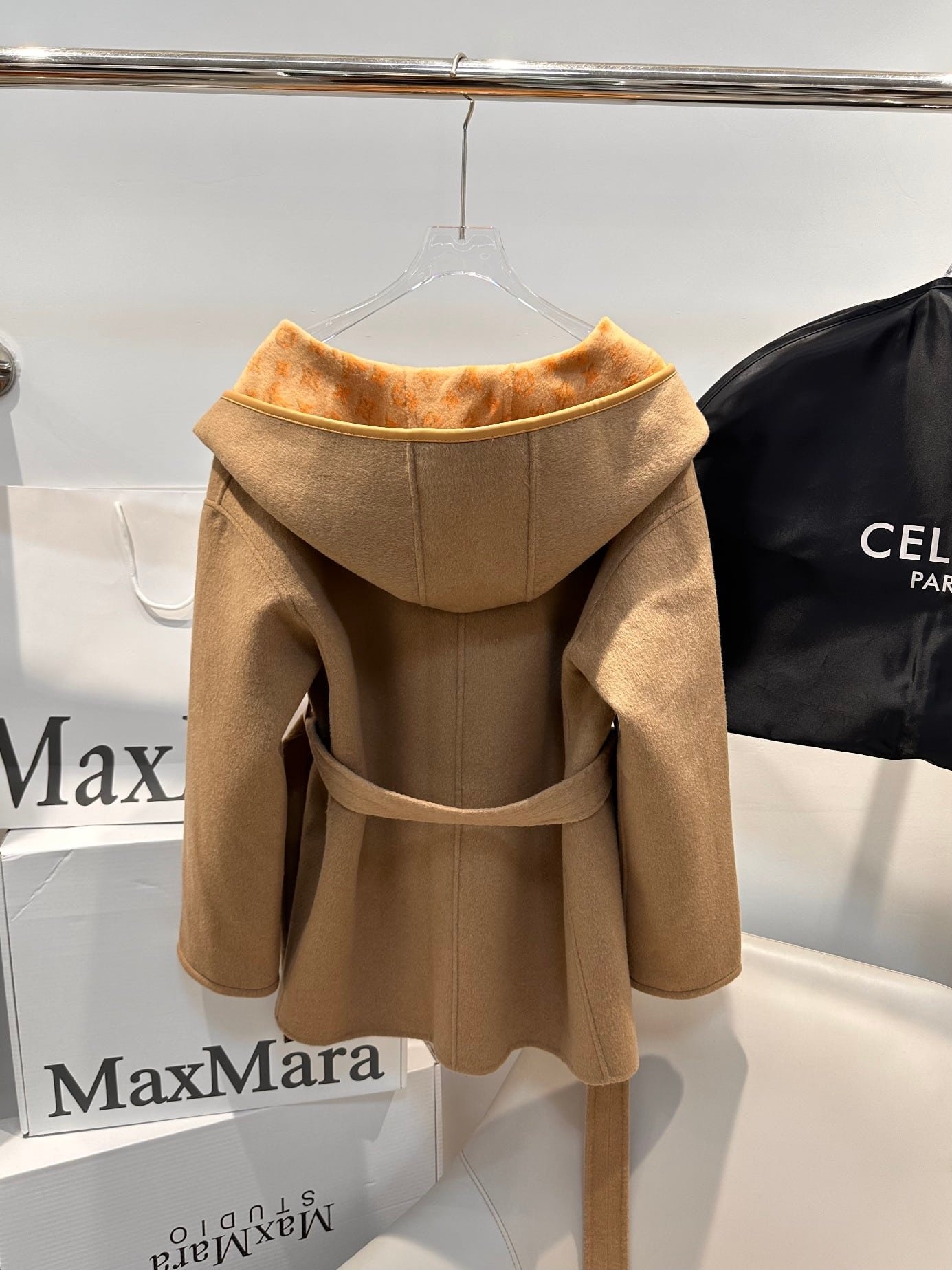 L0vis Vvtt0n 3D Monogram Double Breasted Wrap Coat Ficelle Foncee 1Abt6T