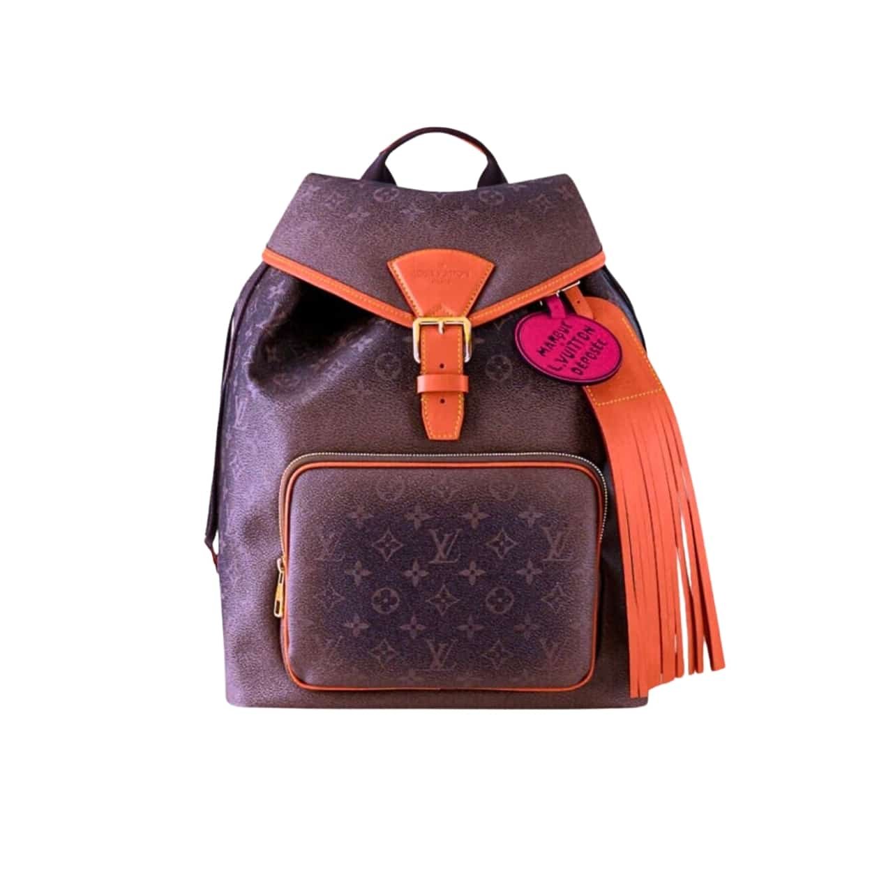 L0vis Vvtt0n Montsouris Backpack Monogram Dust Coated Canvas 30Cm M11540