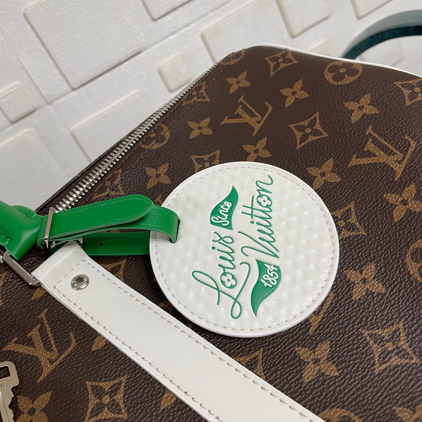[S*per Vip 1:1] L0vis Vvtt0n Keepall Bandoulière 50 Monogram And Green 50Cm M13926