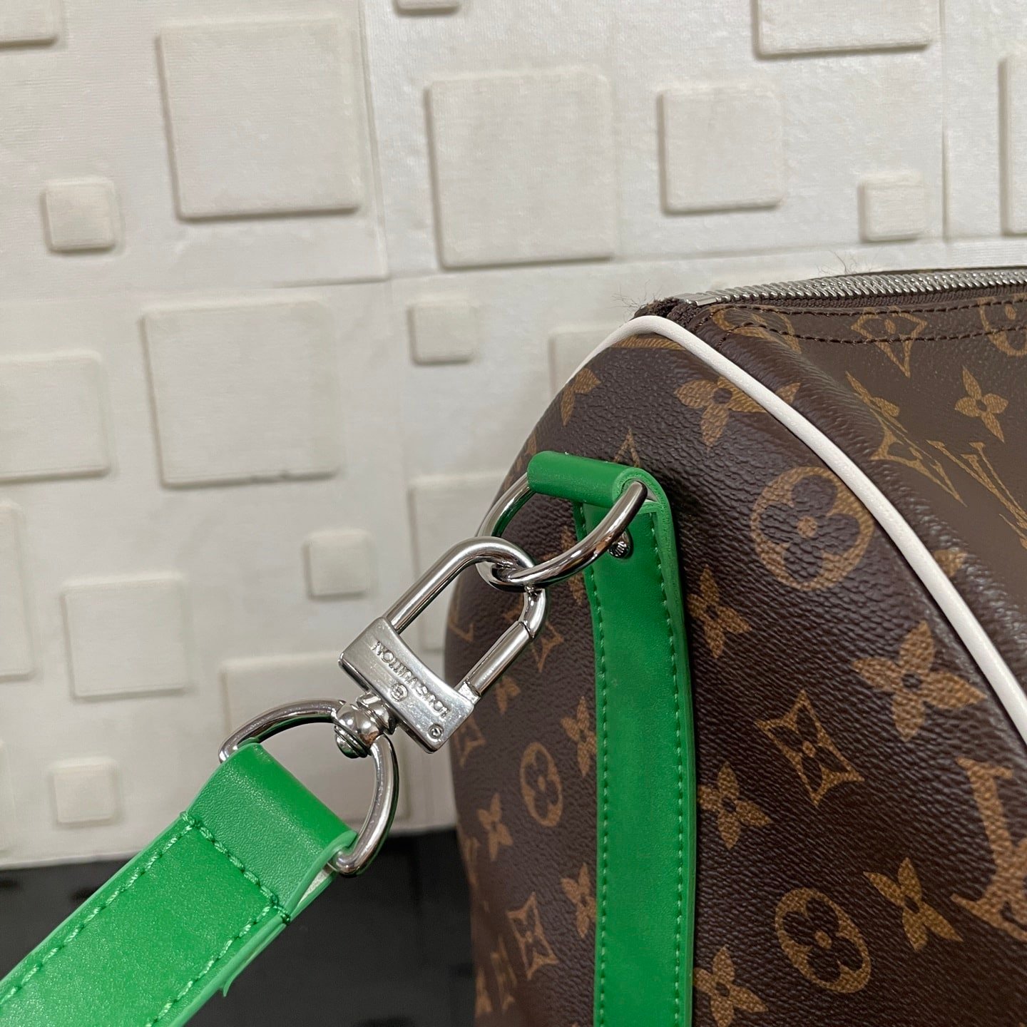 [S*per Vip 1:1] L0vis Vvtt0n Keepall Bandoulière 50 Monogram And Green 50Cm M13926