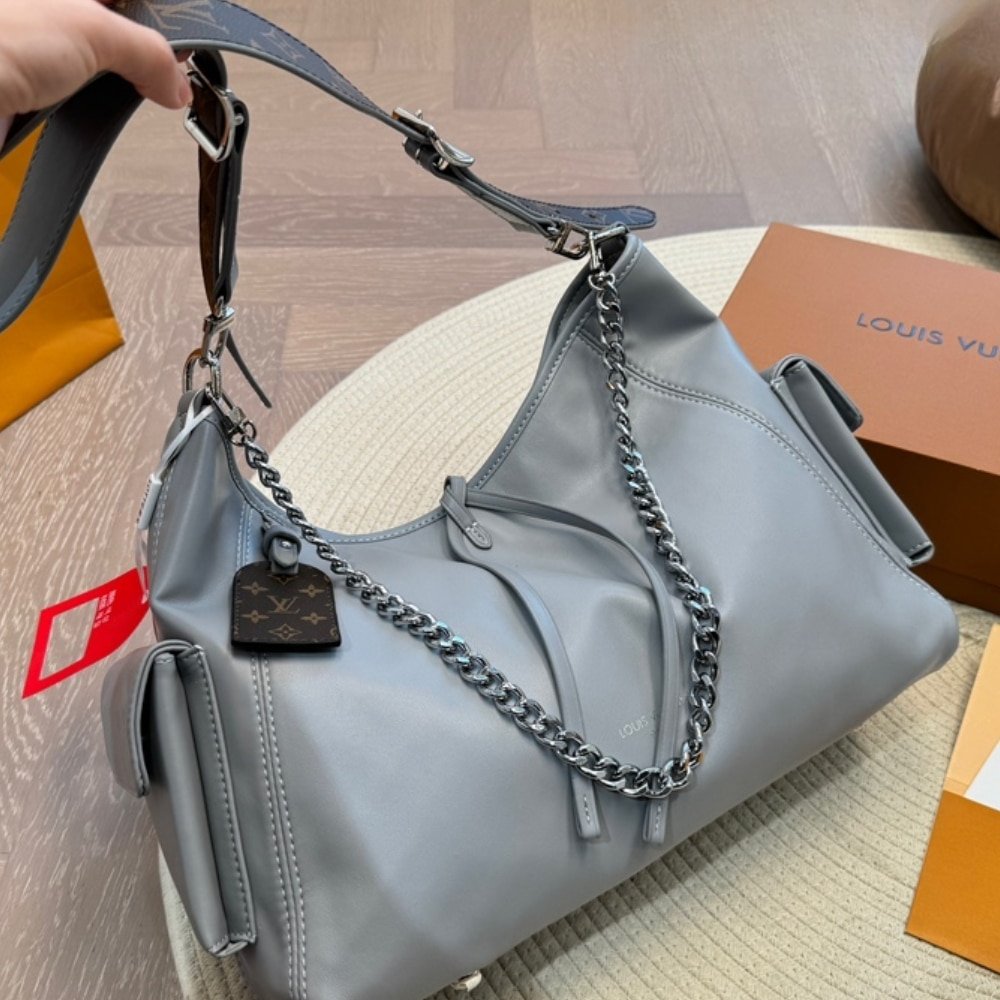 L0vis Vvtt0n Carryall Dark MM Gris Trianon 40Cm M12583