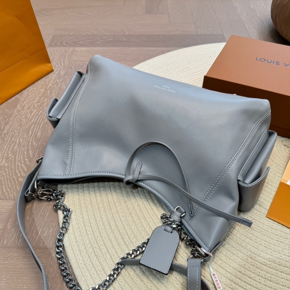 L0vis Vvtt0n Carryall Dark MM Gris Trianon 40Cm M12583