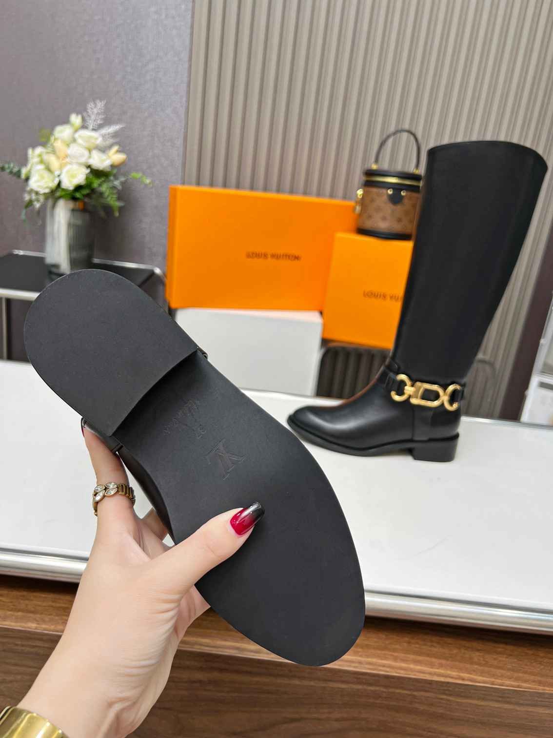 L0vis Vvtt0n Westside Flat High Boot Black 1Ac6V8