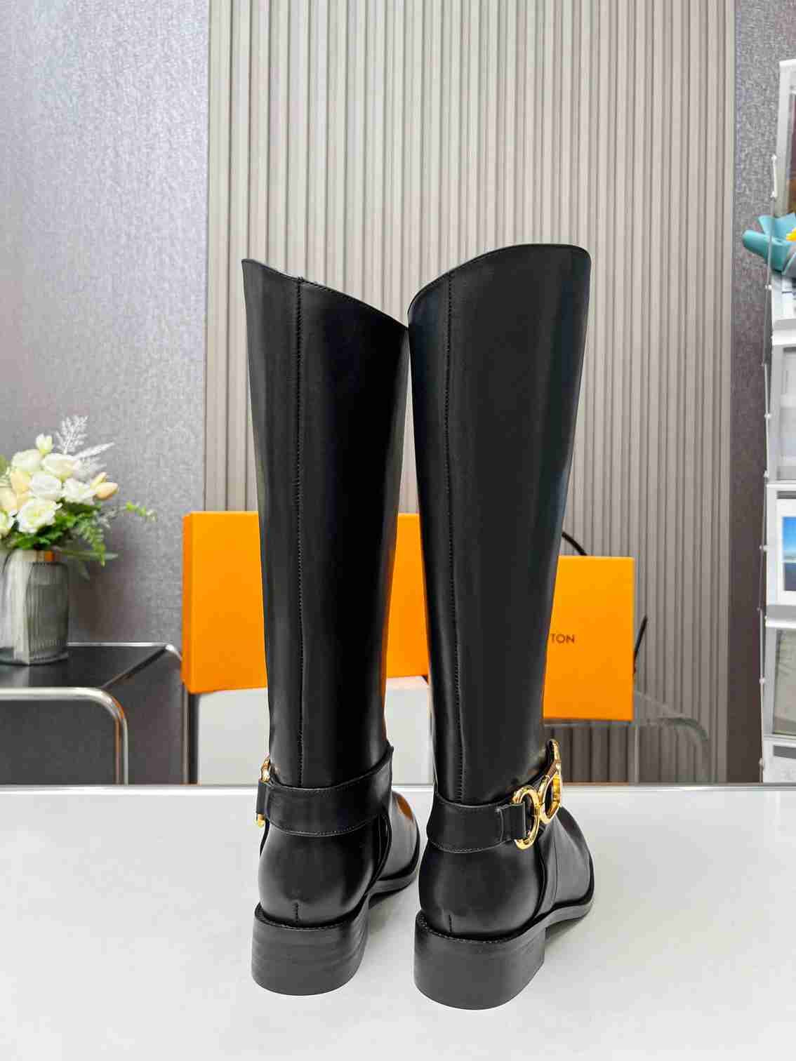 L0vis Vvtt0n Westside Flat High Boot Black 1Ac6V8
