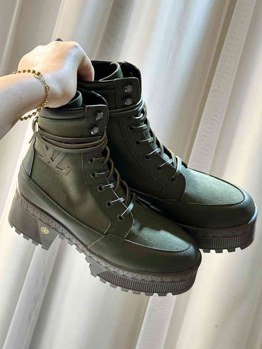 L0vis Vvtt0n Laureate Platform Desert Boot Kaki Green 1Ac7S9