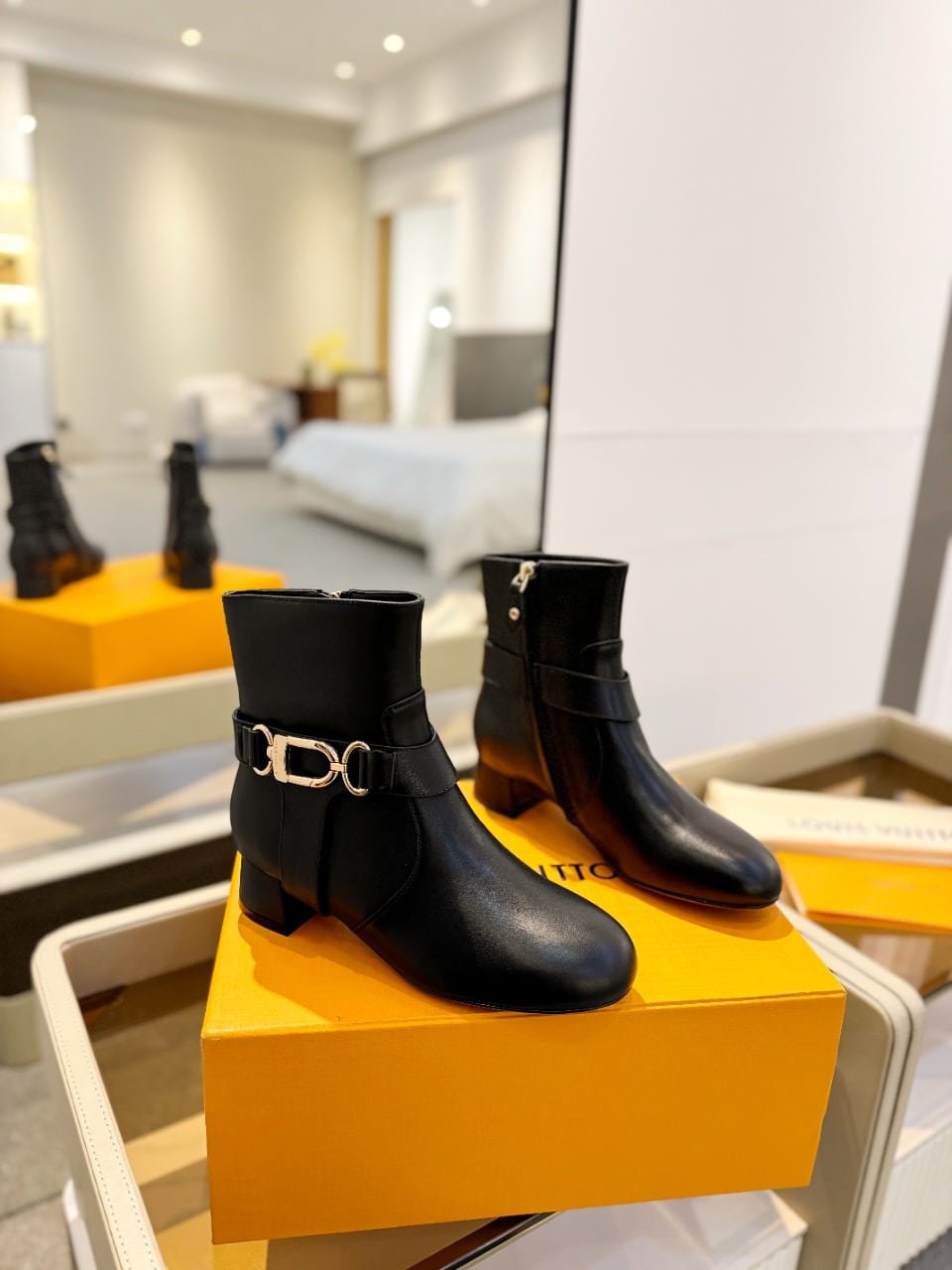 L0vis Vvtt0n Westside Flat Ankle Boot Black 1Ac6Wl