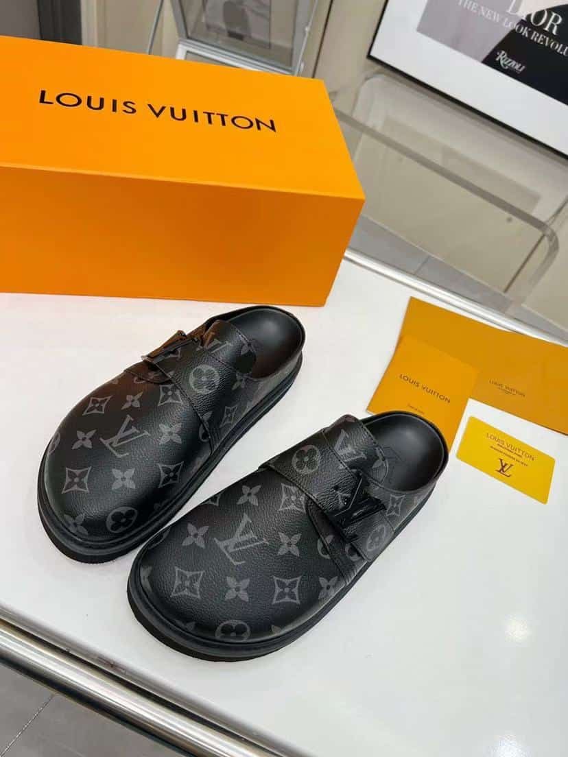 L0vis Vvtt0n Lv Easy Mule Monogram Eclipse 1A8Wir