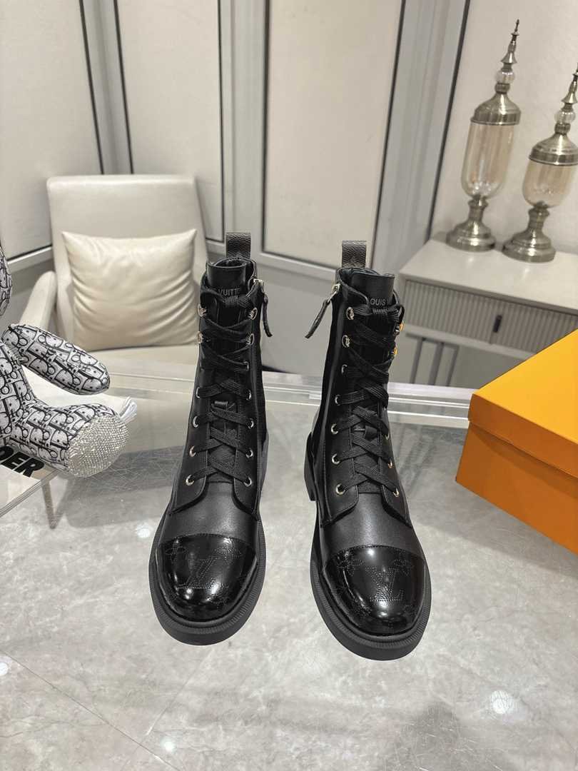 L0vis Vvtt0n Citizen Flat Ranger Boot Leather Black