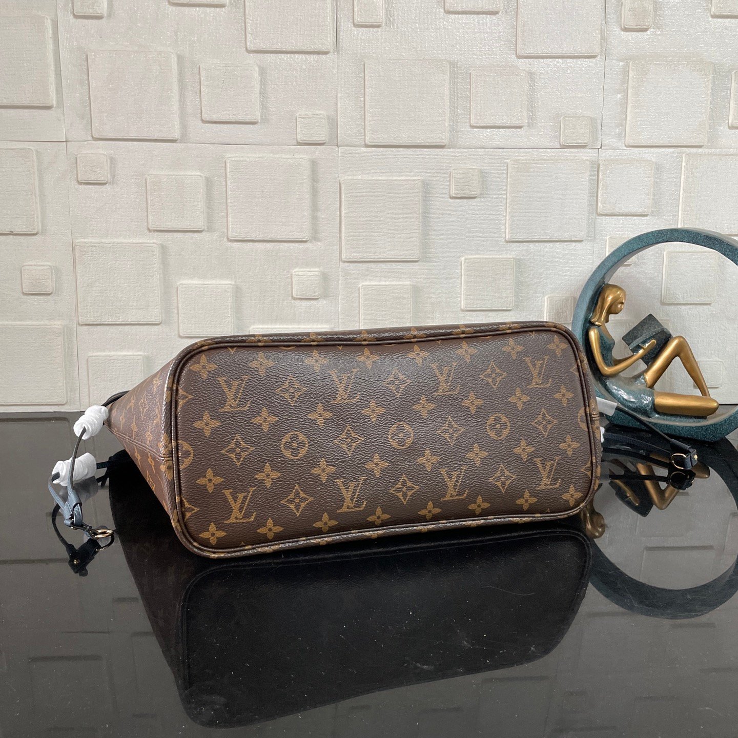 [S*per Vip 1:1] L0vis Vvtt0n Neverfull Inside Out MM Bag Navy Blue 31Cm M14994