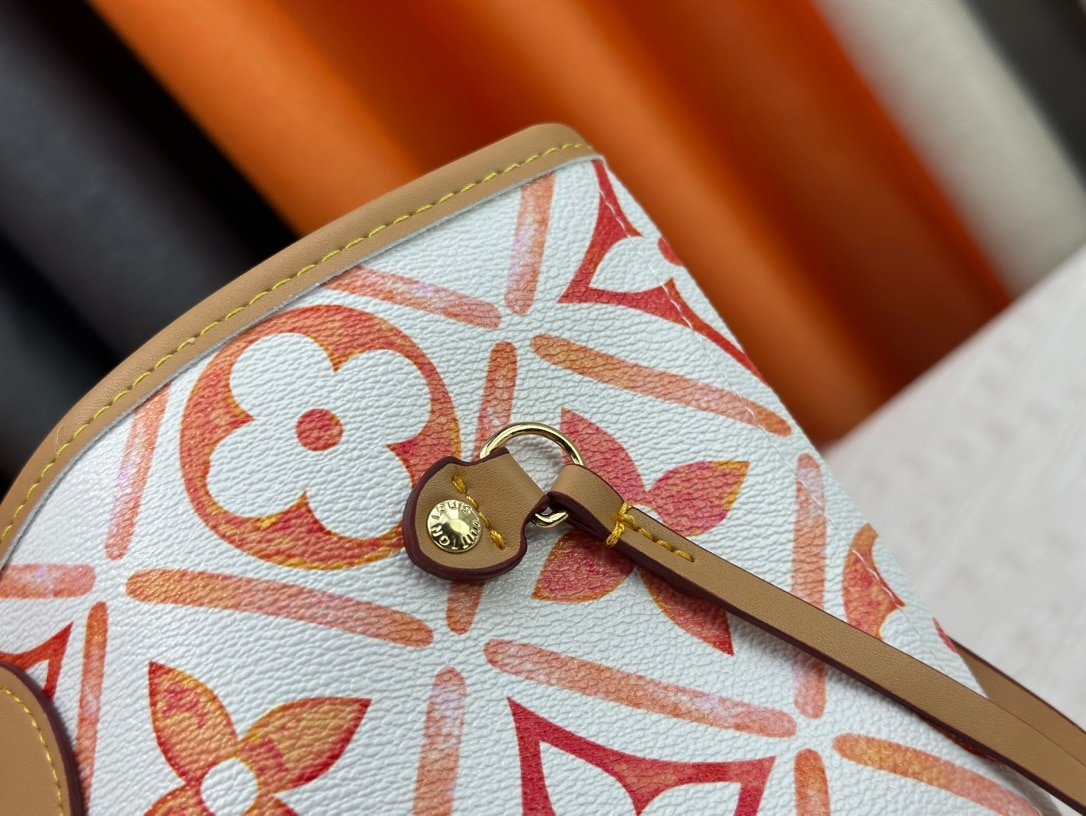 L0vis Vvtt0n Neverfull Mm Autres Toiles Monogram Coral 31Cm M25317