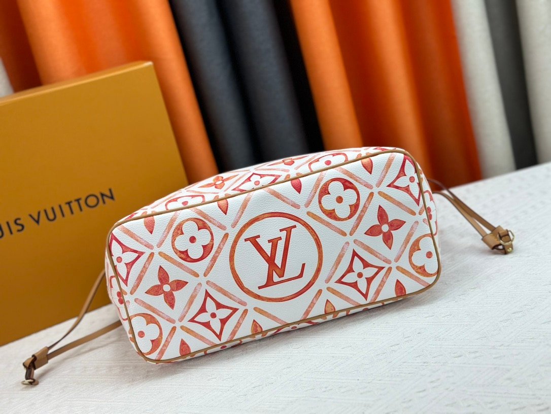L0vis Vvtt0n Neverfull Mm Autres Toiles Monogram Coral 31Cm M25317