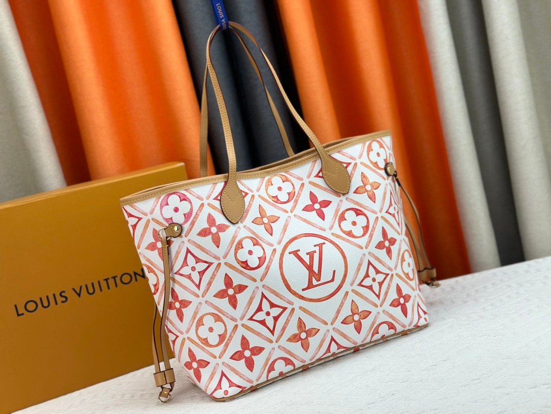 L0vis Vvtt0n Neverfull Mm Autres Toiles Monogram Coral 31Cm M25317
