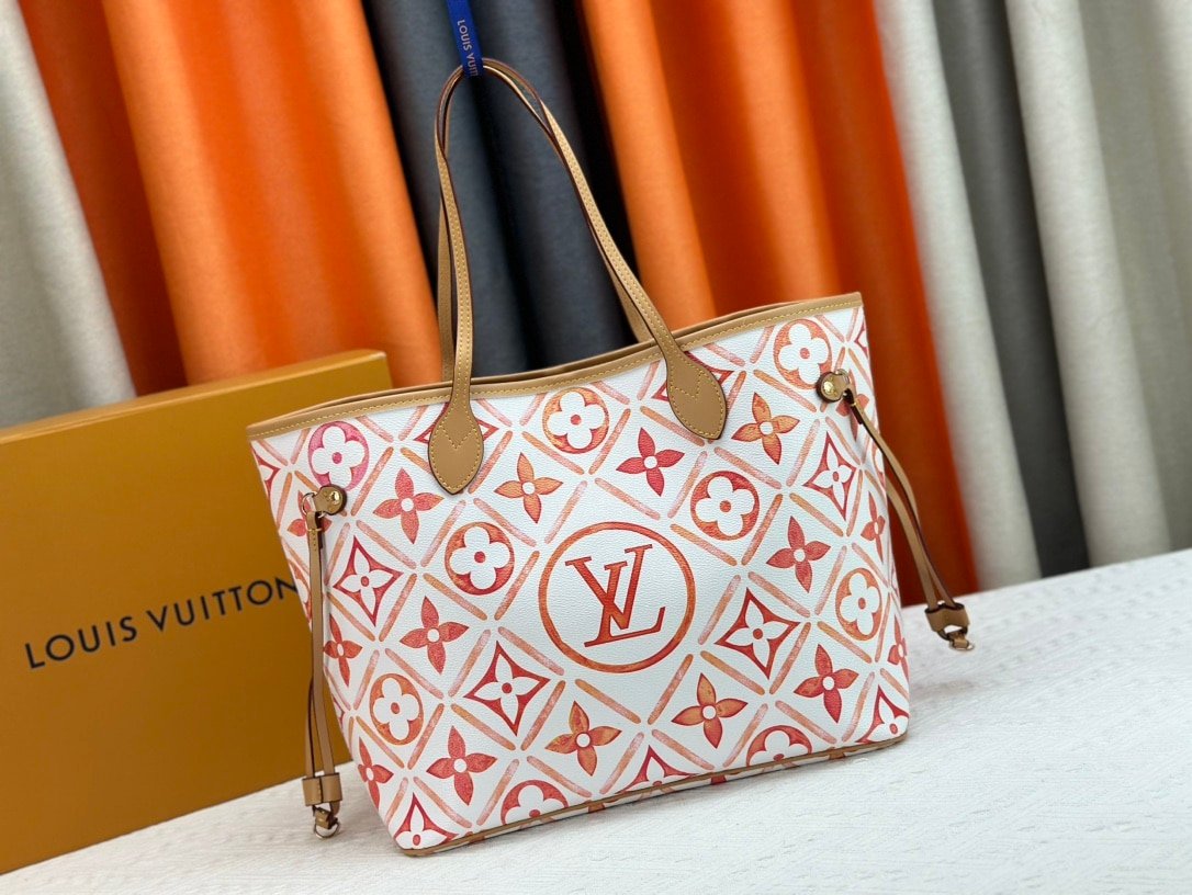 L0vis Vvtt0n Neverfull Mm Autres Toiles Monogram Coral 31Cm M25317