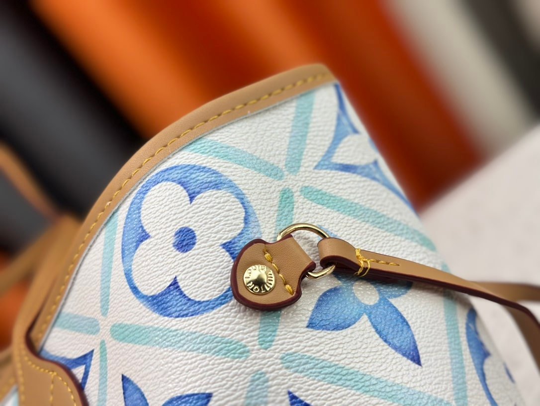 L0vis Vvtt0n Neverfull Mm Autres Toiles Monogram Lagoon 31Cm M11263