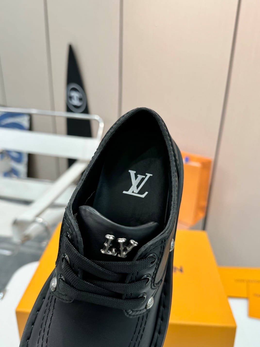L0vis Vvtt0n Lv Checker Derby Black 1Acn3J