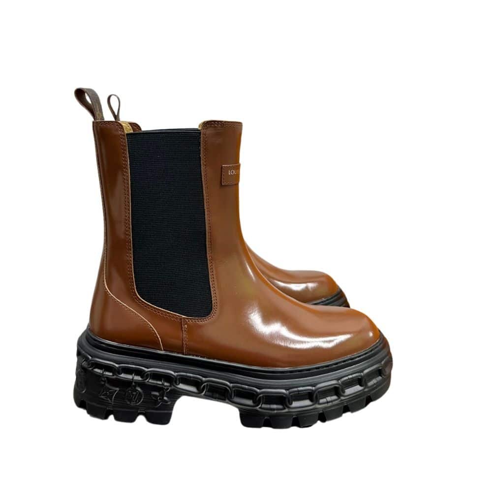L0vis Vvtt0n Lv Record Chelsea Boot Brown