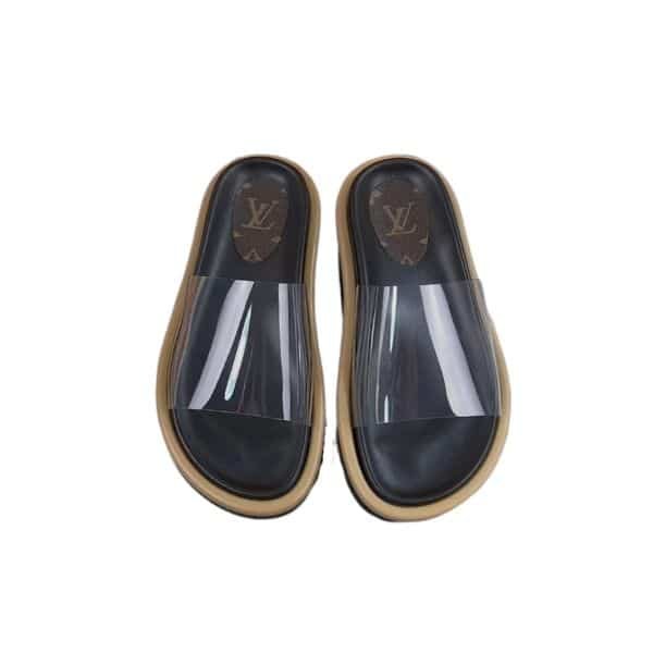 L0vis Vvtt0n Transparent Slippers Black