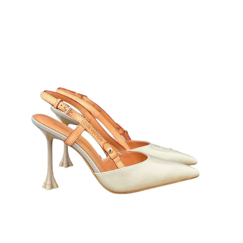 L0vis Vvtt0n Blossom Slingback Pump Beige 1Ac8E0