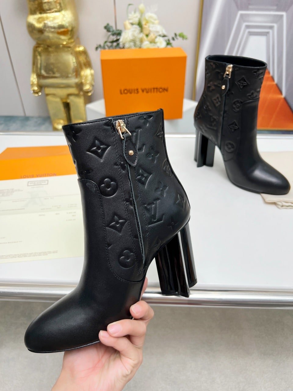 L0vis Vvtt0n Silhouette Ankle Boot Black 1Abp9J