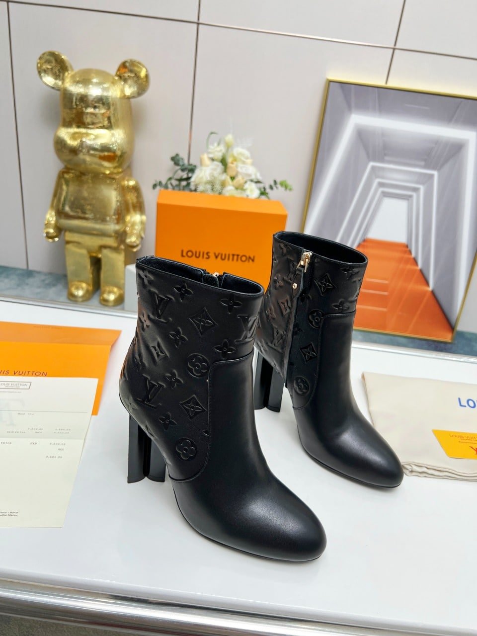 L0vis Vvtt0n Silhouette Ankle Boot Black 1Abp9J
