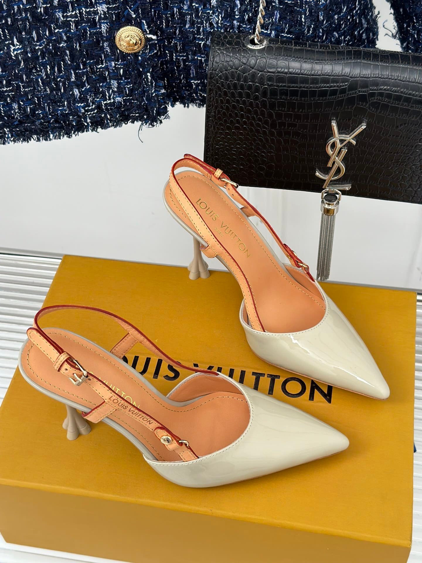 L0vis Vvtt0n Blossom Slingback Pump Beige 1Ac8E0