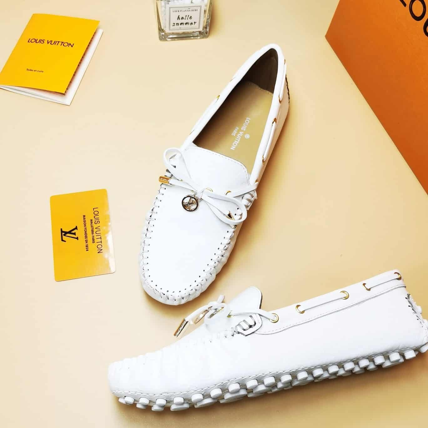 L0vis Vvtt0n Arizona Mocassin White