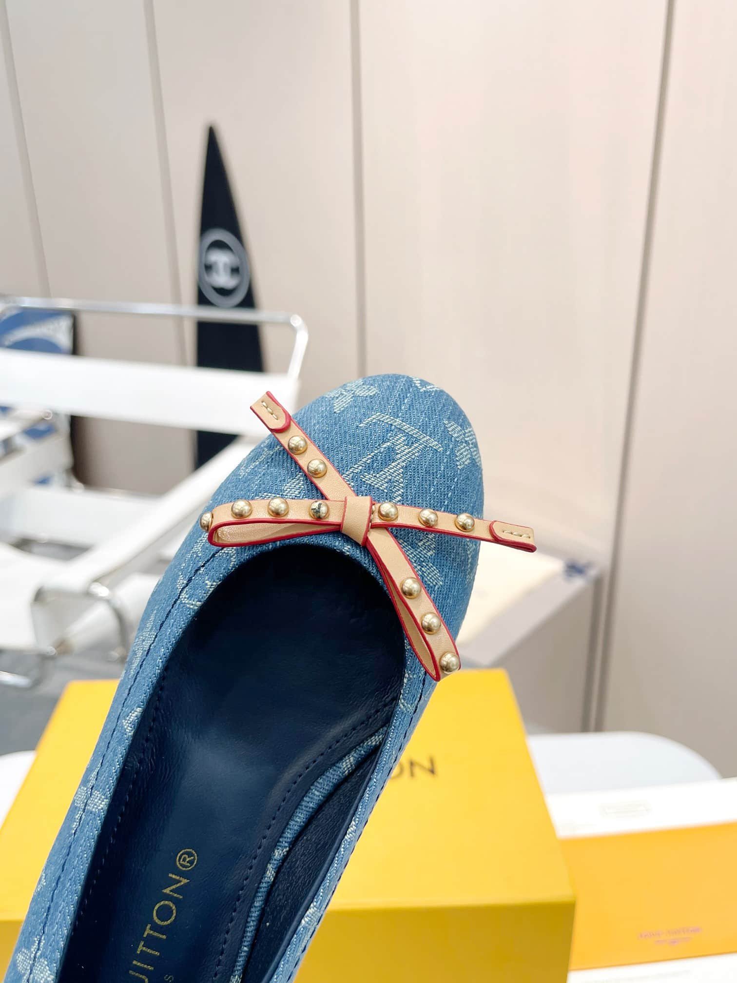 L0vis Vvtt0n Nina Doll Shoes Denim Blue 1Ack91