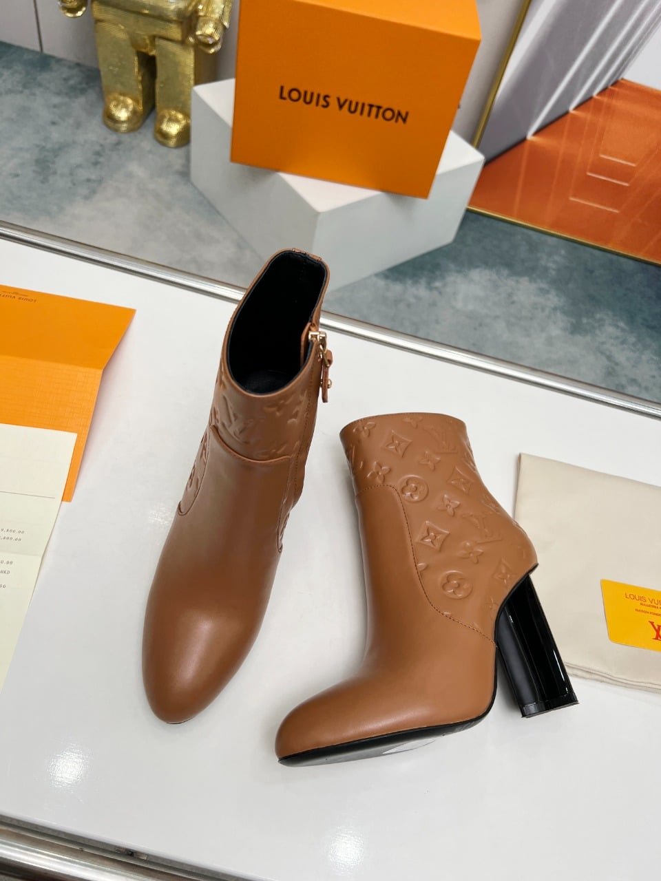 L0vis Vvtt0n Silhouette Ankle Boot Brown