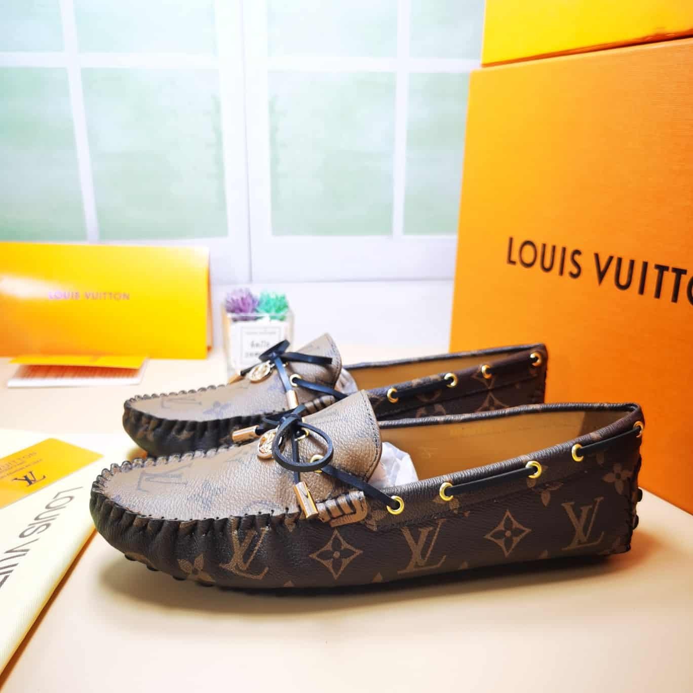L0vis Vvtt0n Gloria Flat Loafers Brown 1Abv23