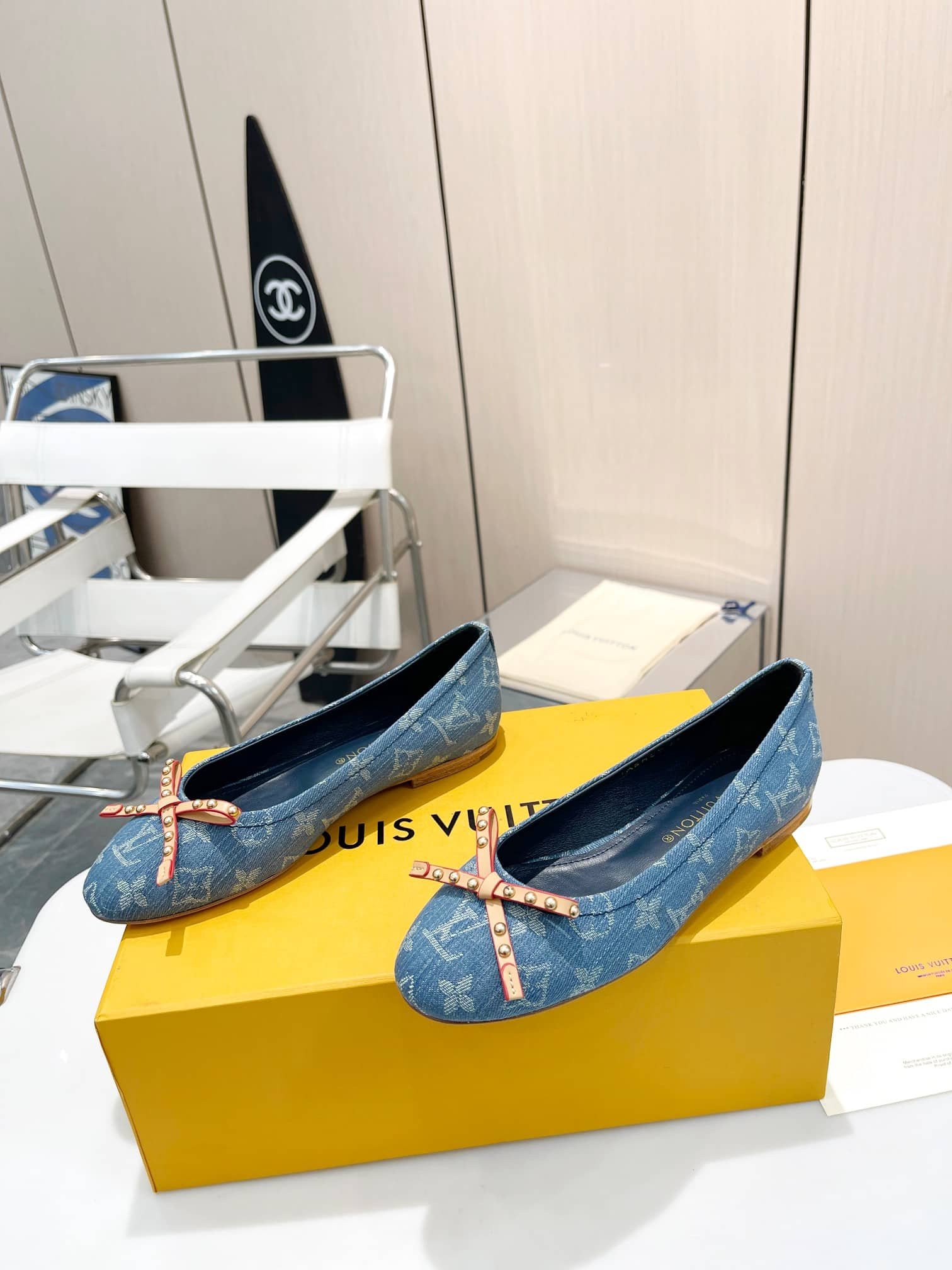 L0vis Vvtt0n Nina Doll Shoes Denim Blue 1Ack91