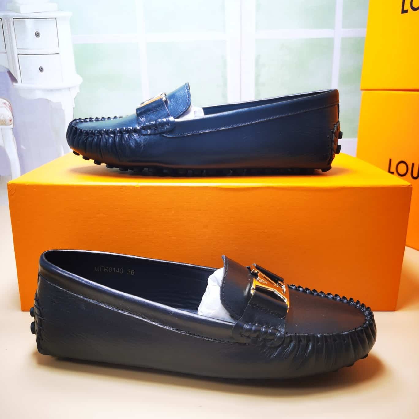 L0vis Vvtt0n Monte Carlo Mocassin Shoes Black