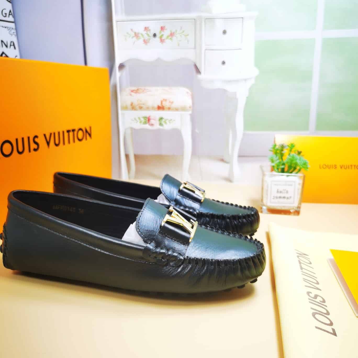 L0vis Vvtt0n Monte Carlo Mocassin Shoes Black