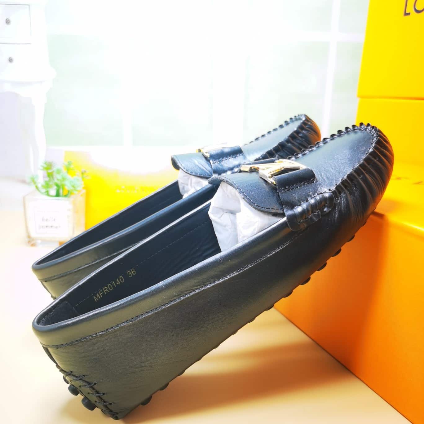 L0vis Vvtt0n Monte Carlo Mocassin Shoes Black