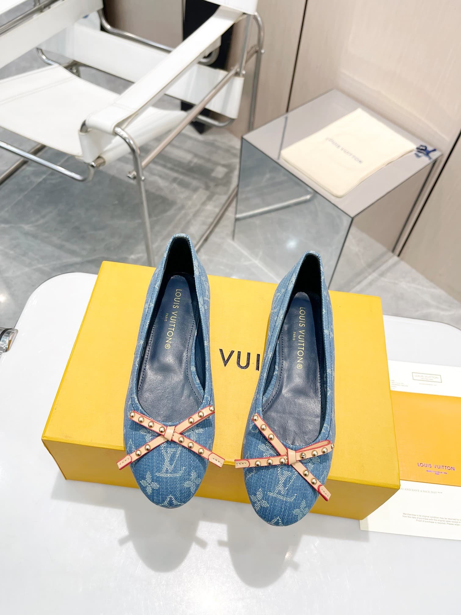 L0vis Vvtt0n Nina Doll Shoes Denim Blue 1Ack91