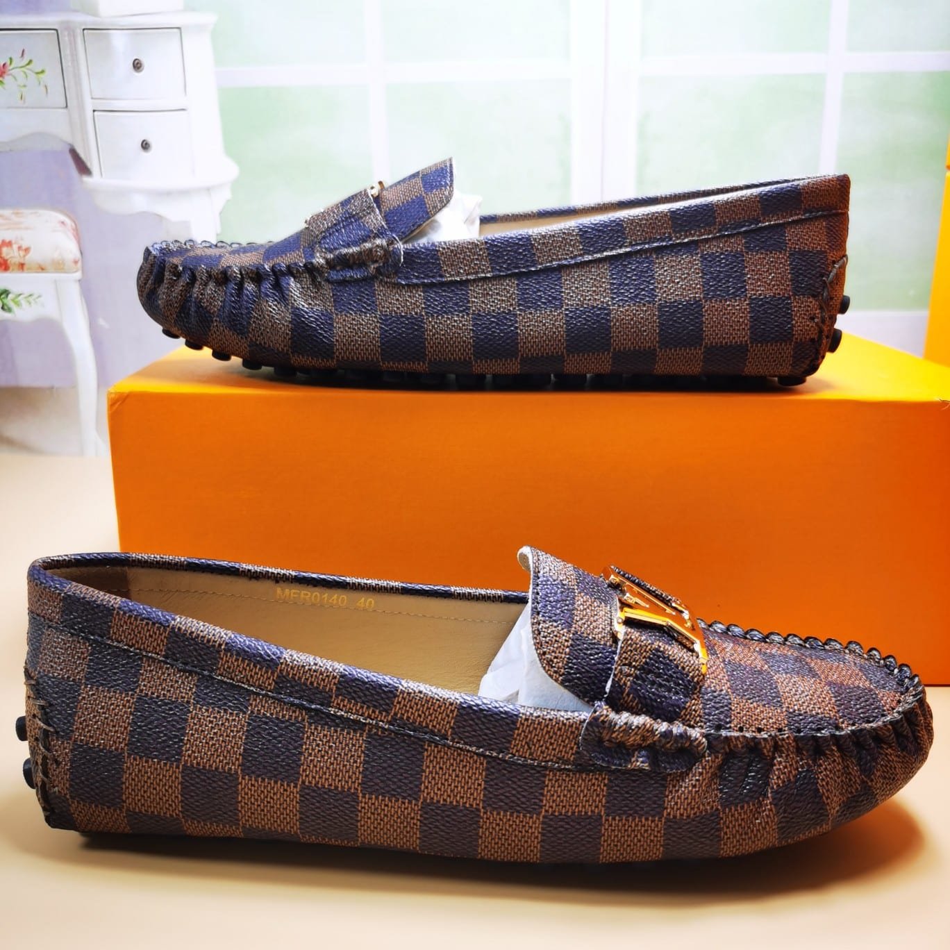 L0vis Vvtt0n Monte Carlo Mocassin Monogram Brown