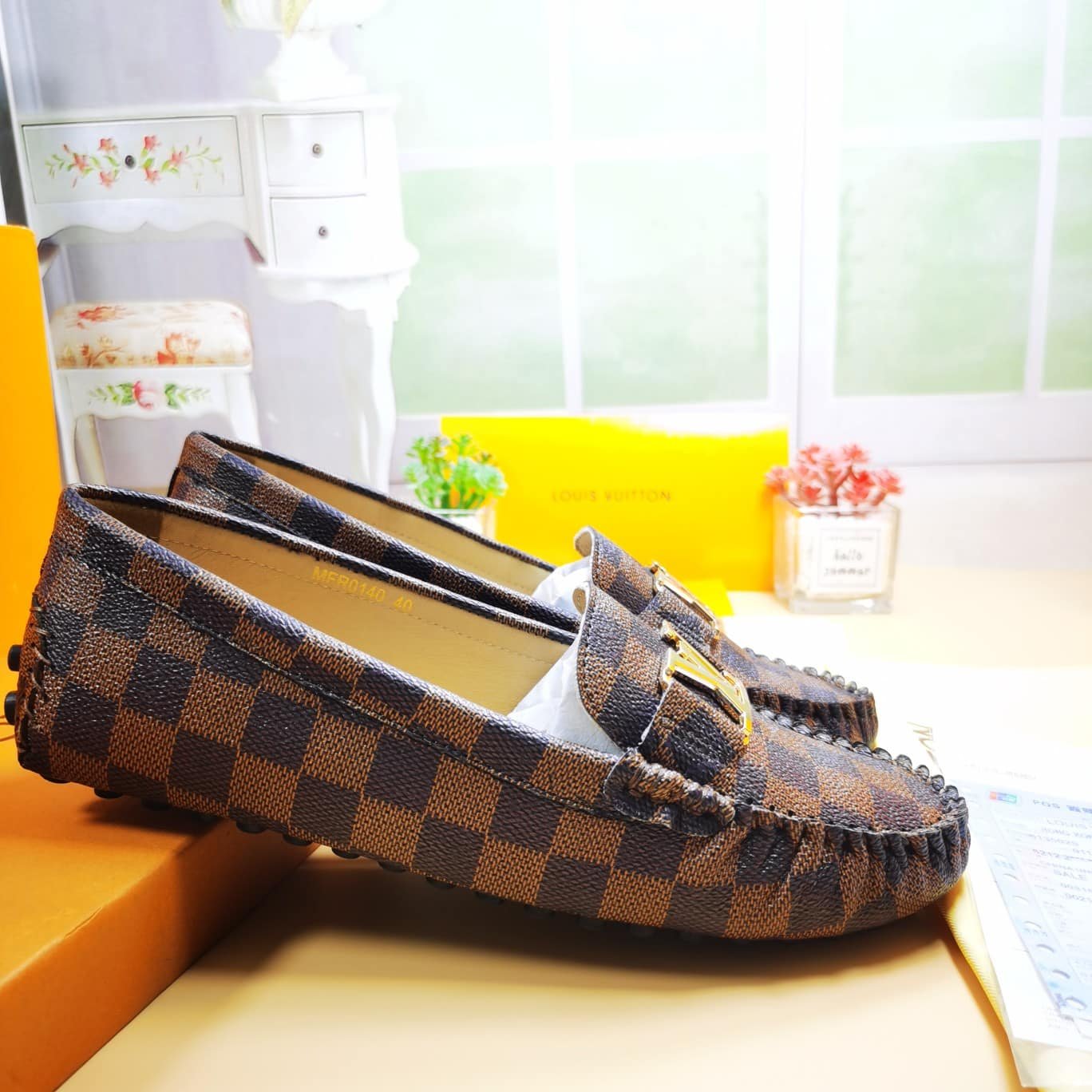 L0vis Vvtt0n Monte Carlo Mocassin Monogram Brown