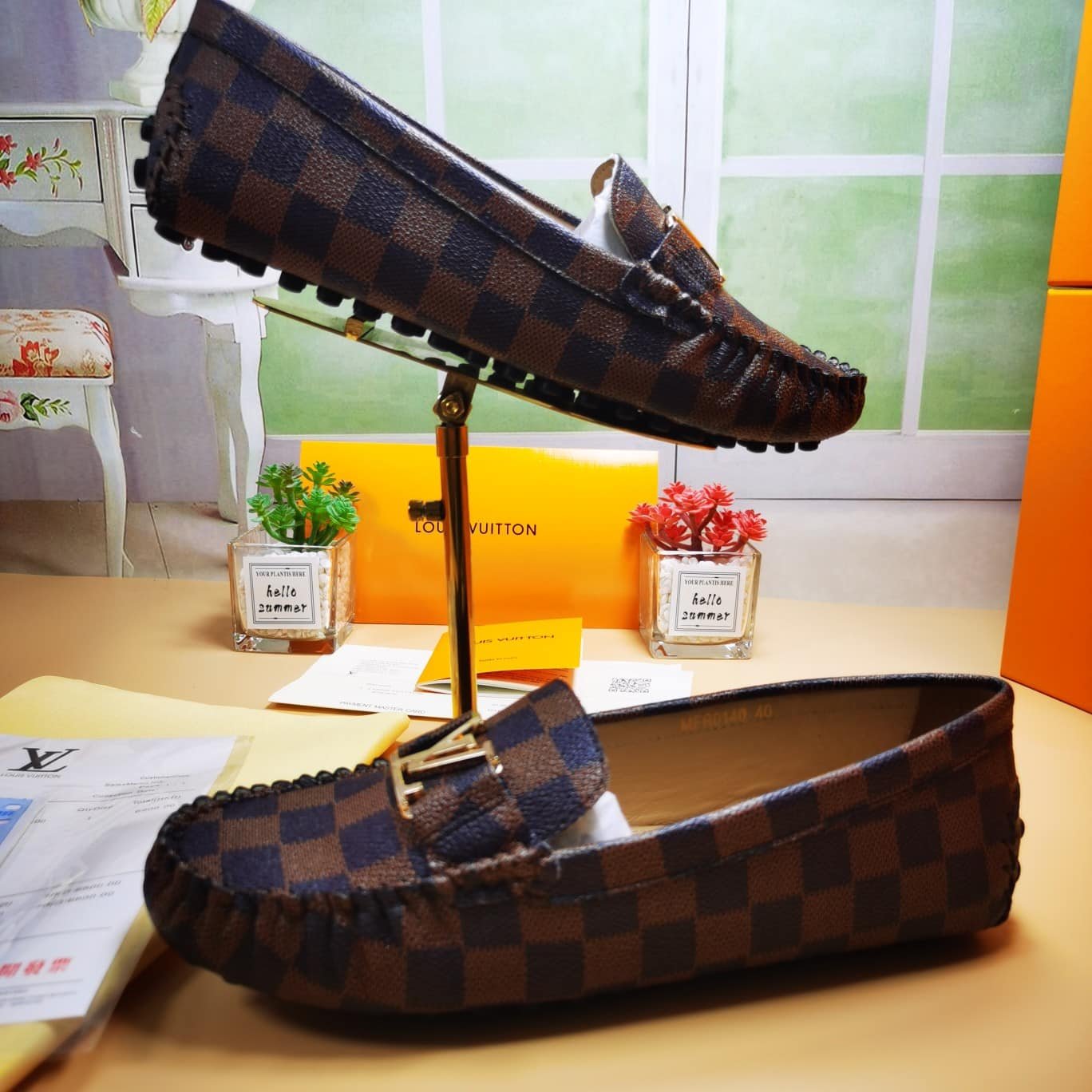 L0vis Vvtt0n Monte Carlo Mocassin Monogram Brown