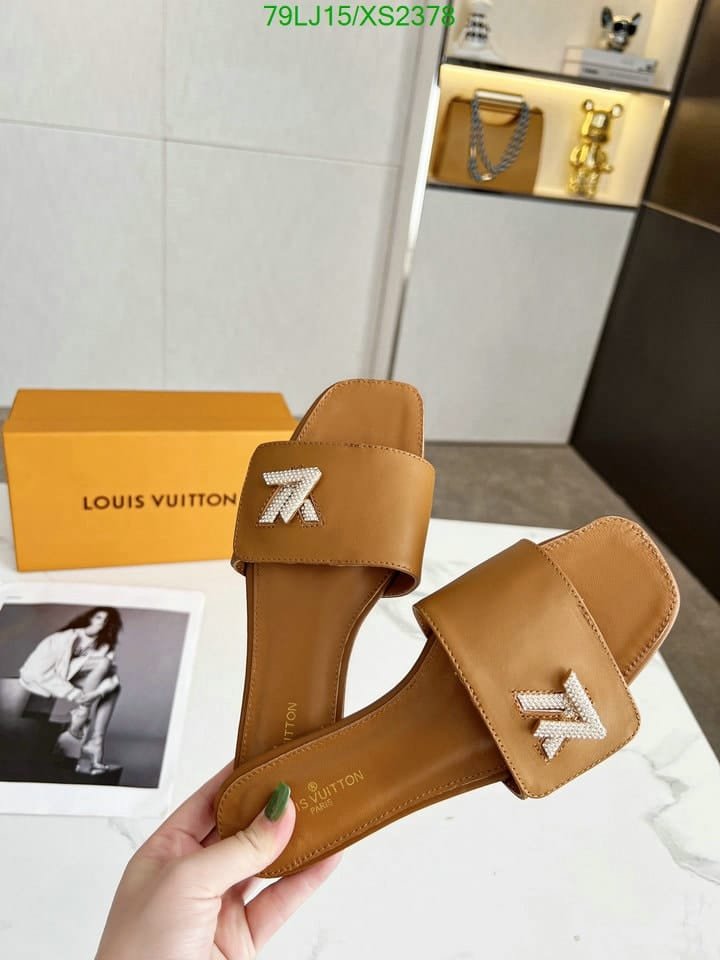 L0vis Vvtt0n Shake Flat Mule Beige