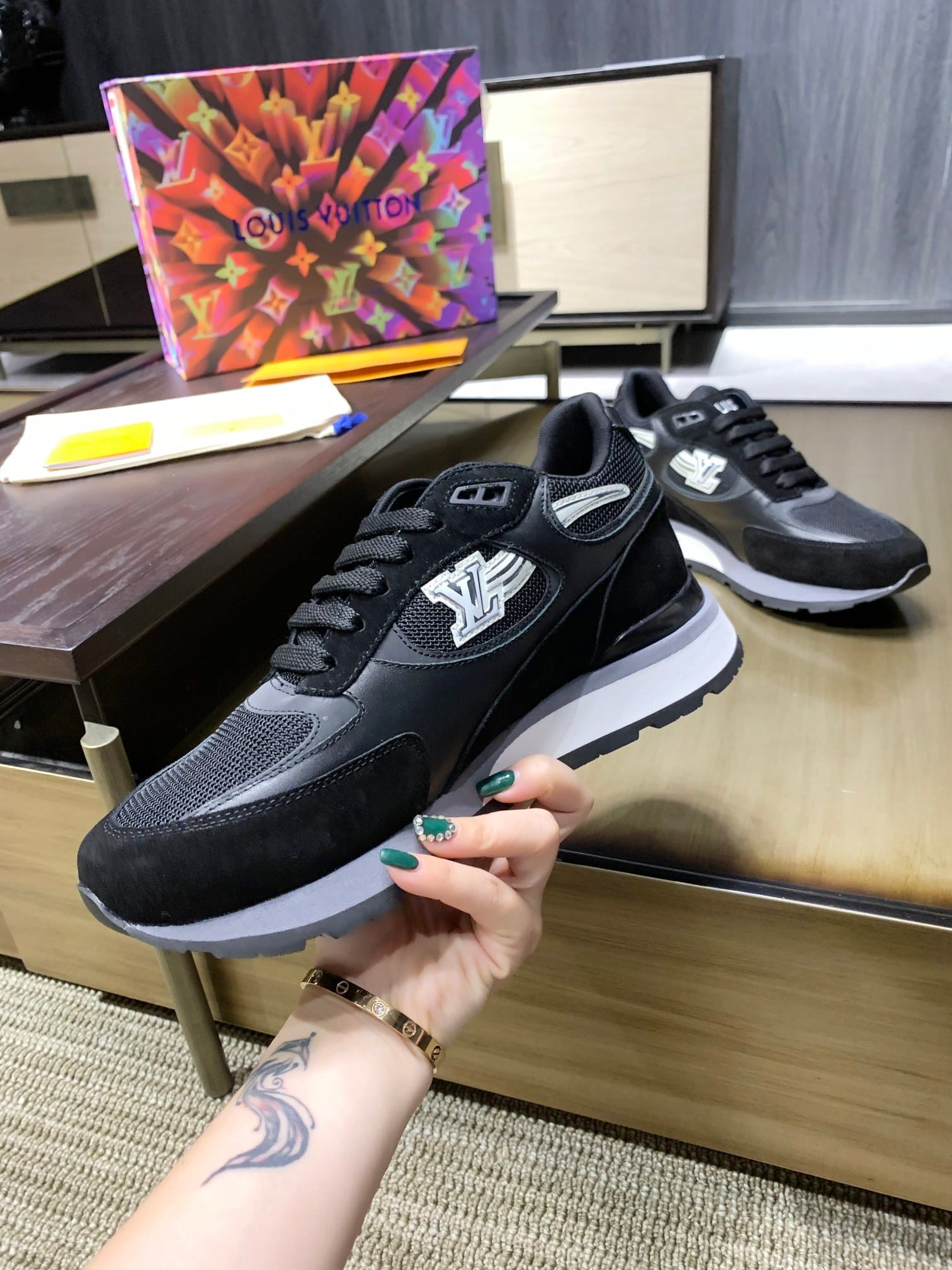 L0vis Vvtt0n Run Away Sneaker Black