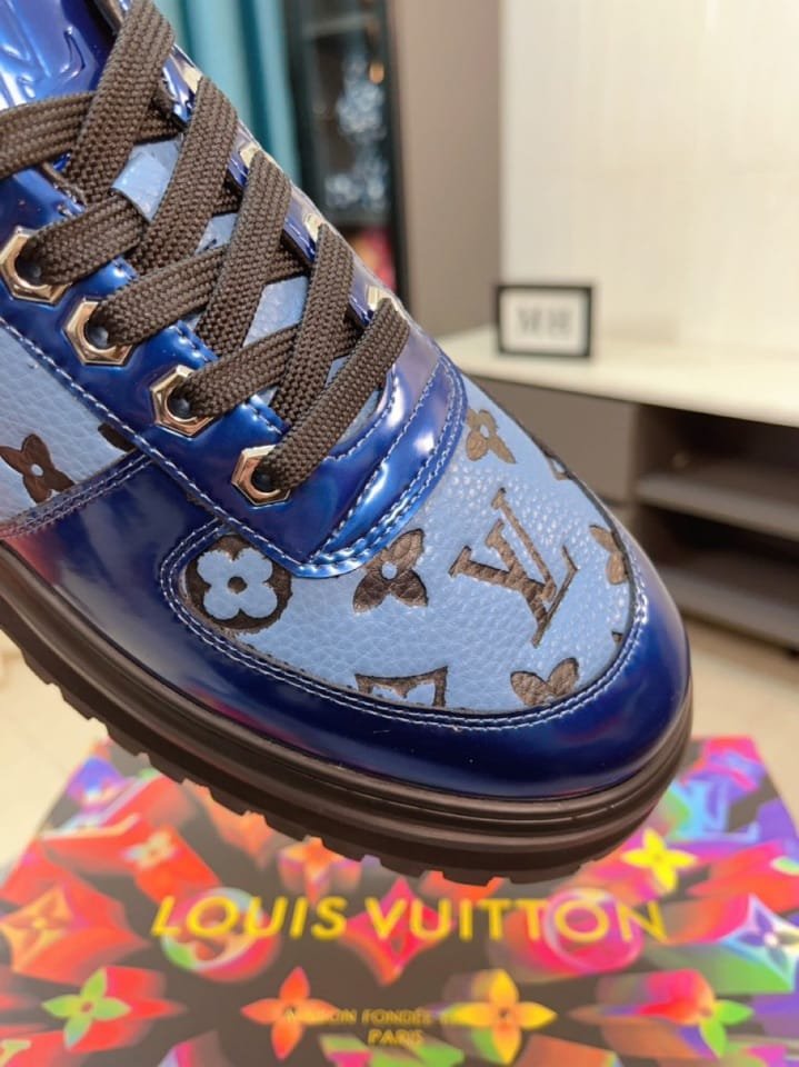 L0vis Vvtt0n Men’S Sneaker Monogram Empreinte Blue