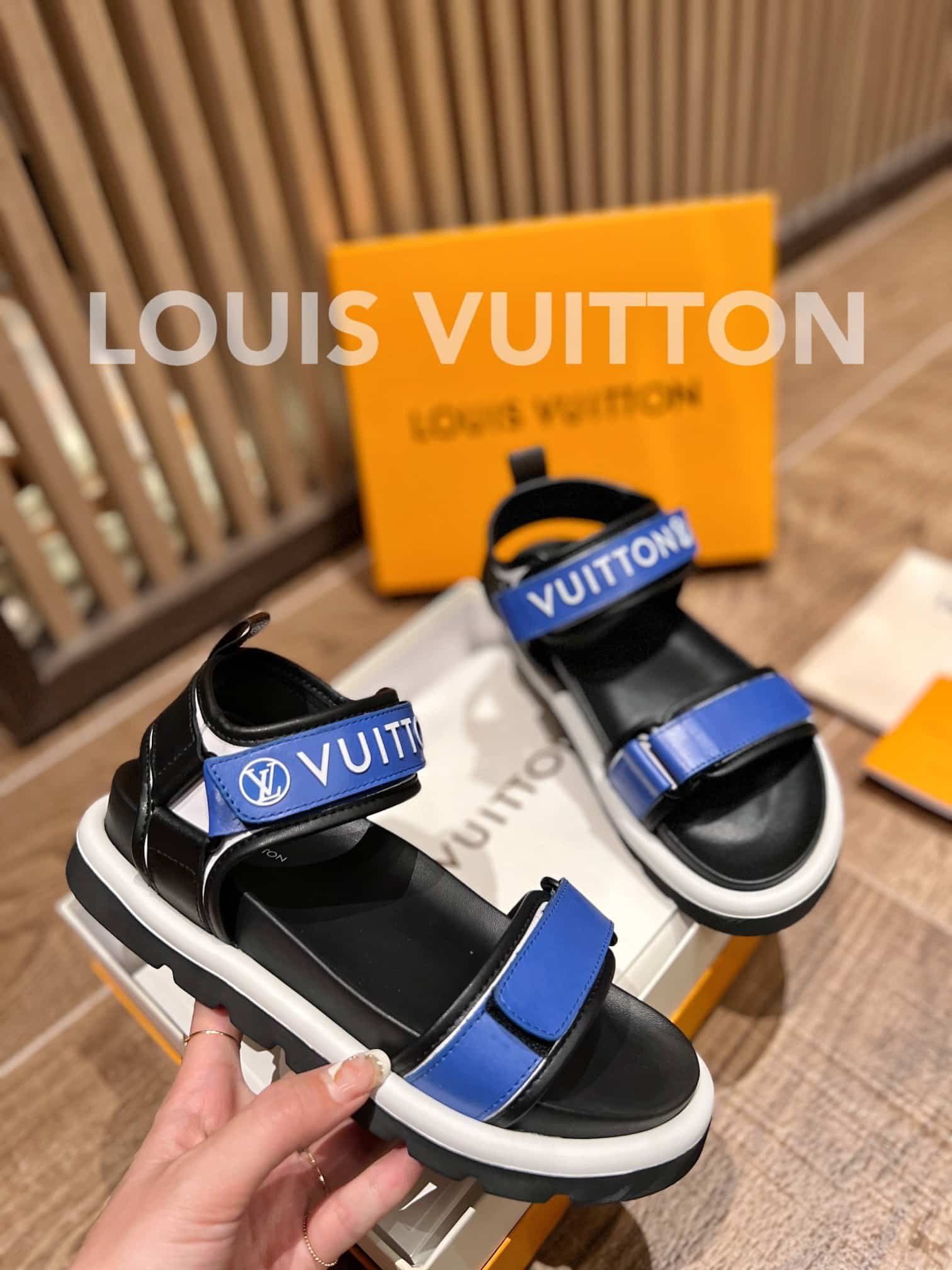 L0vis Vvtt0n Pool Pillow Comfort Sandals Blue 1A9Ocu